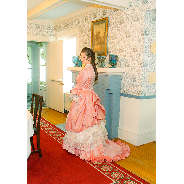 Perla Victorian Polonaise Bustle Dress