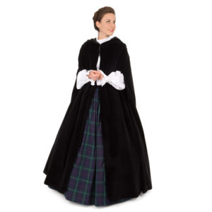 Victorian Velvet Cape perfect for a Dickens event