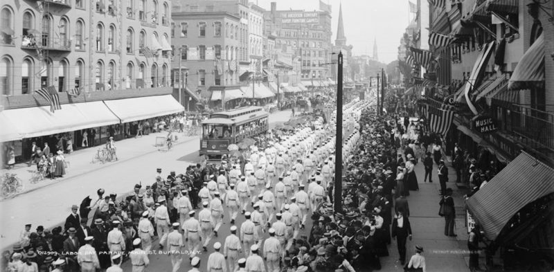 Labor Day parade in Buffalo, NY, early 20th century