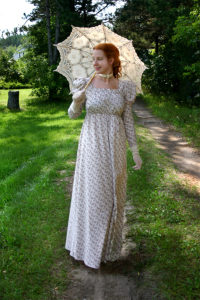 Mary Shelley - Regency fashion - Regency Gown