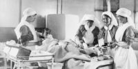 American Women serving as nurses during World War I