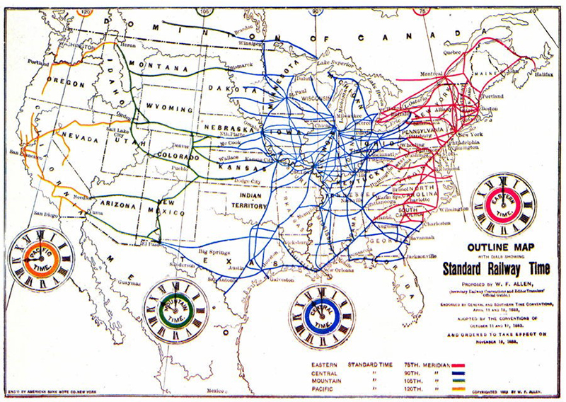 train travel time map