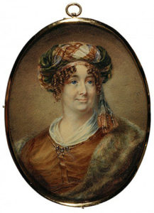 Sarah Biffen self-portrait