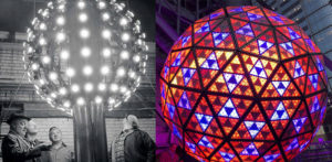 New Years Eve balls New York City