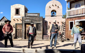 The cast of the Old Tombstone Wild West Show