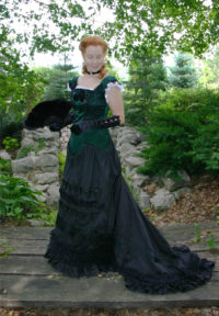 Isadore Victorian Bustle Dress