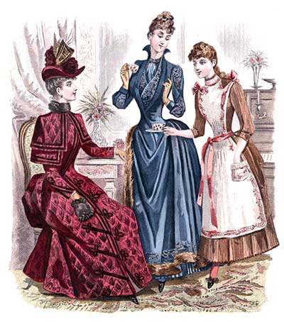 Quảng cáo găng tay nữ từ thời Victoria