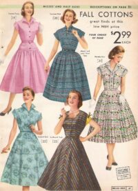 1950 housewife fashion
