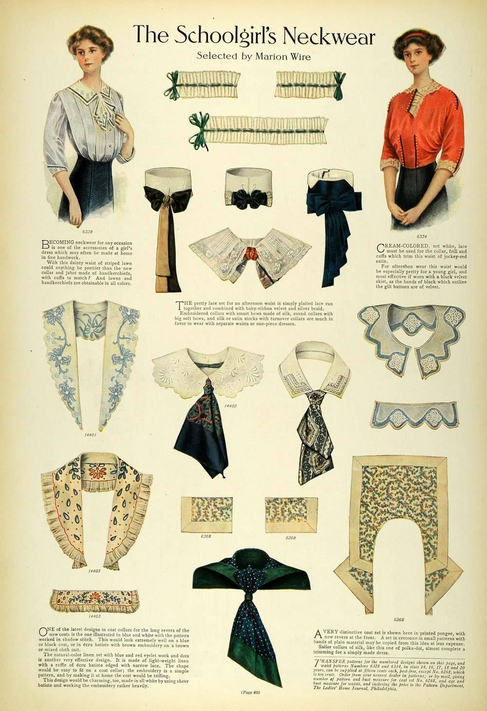 Edwardian neckwear