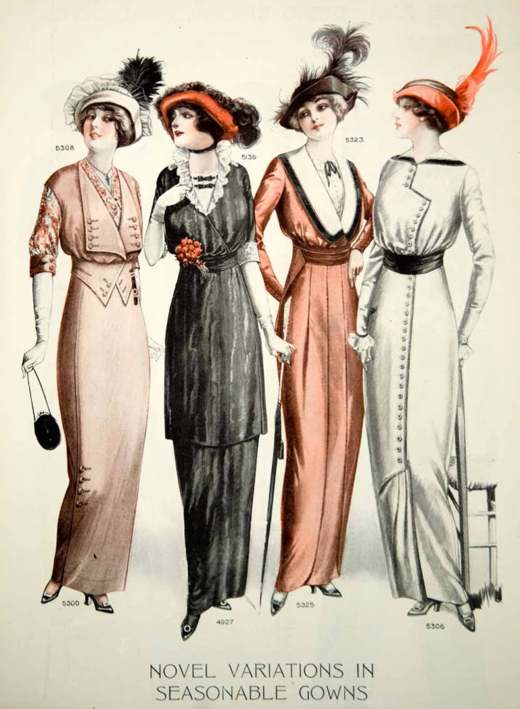 The truth about the Edwardian Hobble Skirt - Recollections Blog