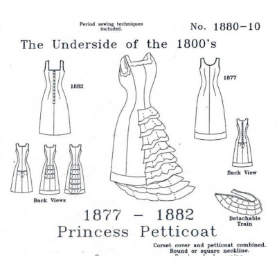 Ladies' combination petticoat, corset-cover and bustle; or, ladies