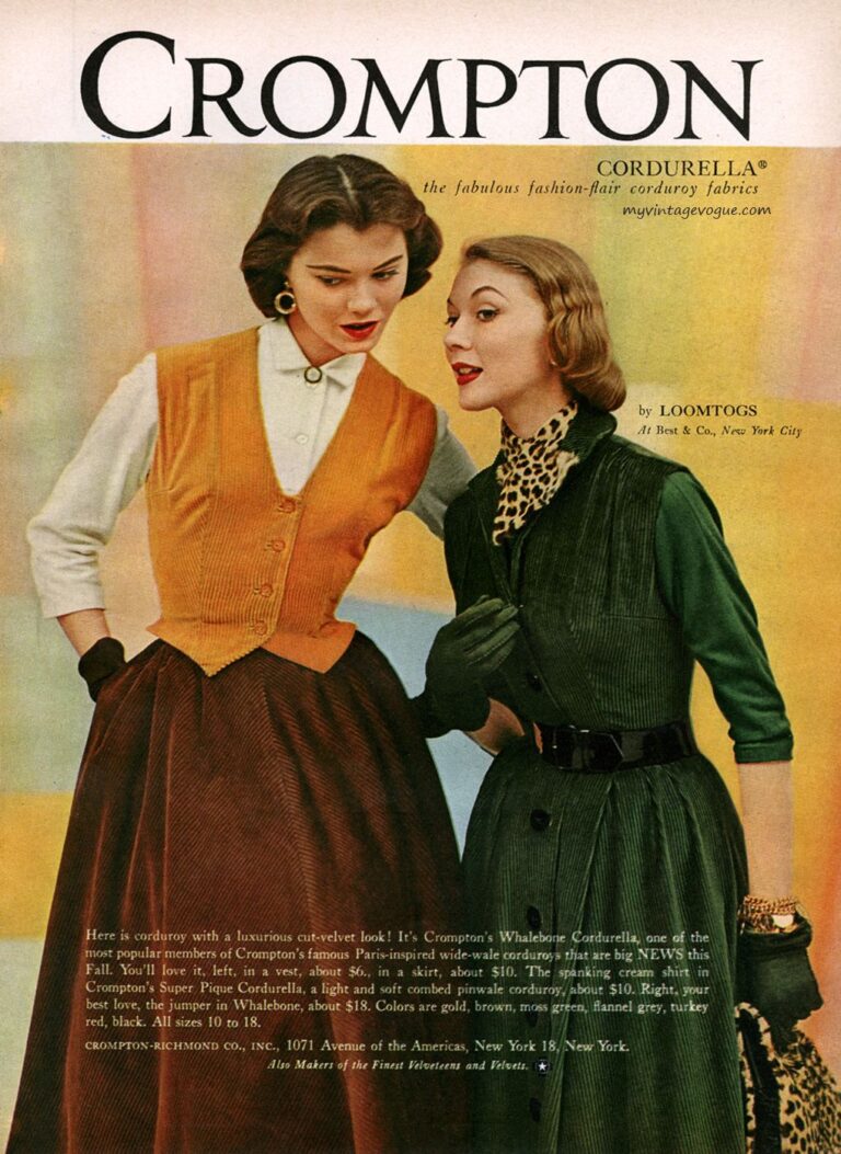 The history of corduroy Recollections Blog