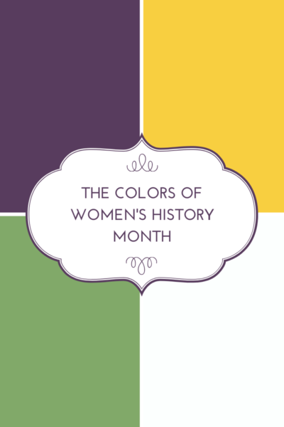 The Colors Of Womens Suffrage Recollections Blog